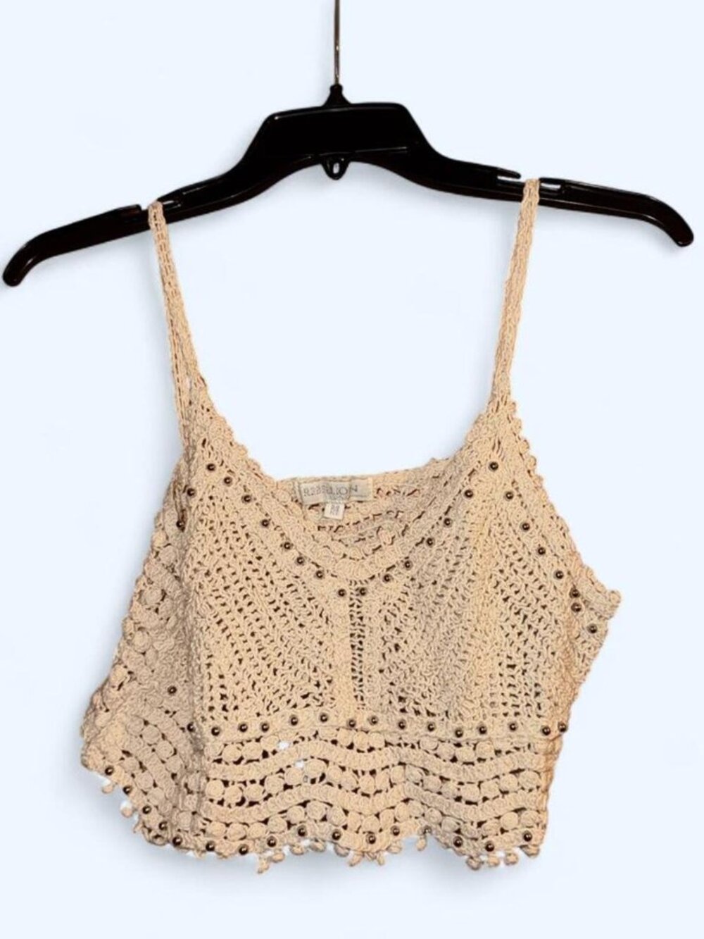 Womens Rebellion Crochet Tank